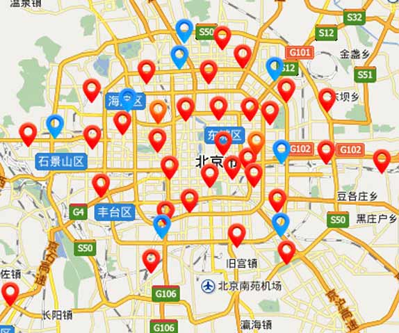 網點分布