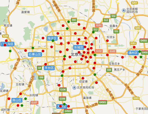 方圓信息北京網(wǎng)點分布圖