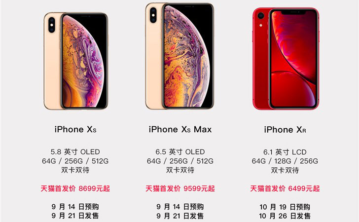 【方圓信息快訊】2018新款iphone三機齊發：支持雙卡雙待