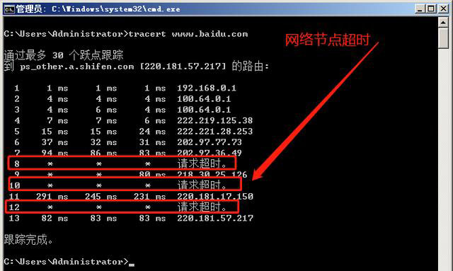各種網絡故障如何查找原因？